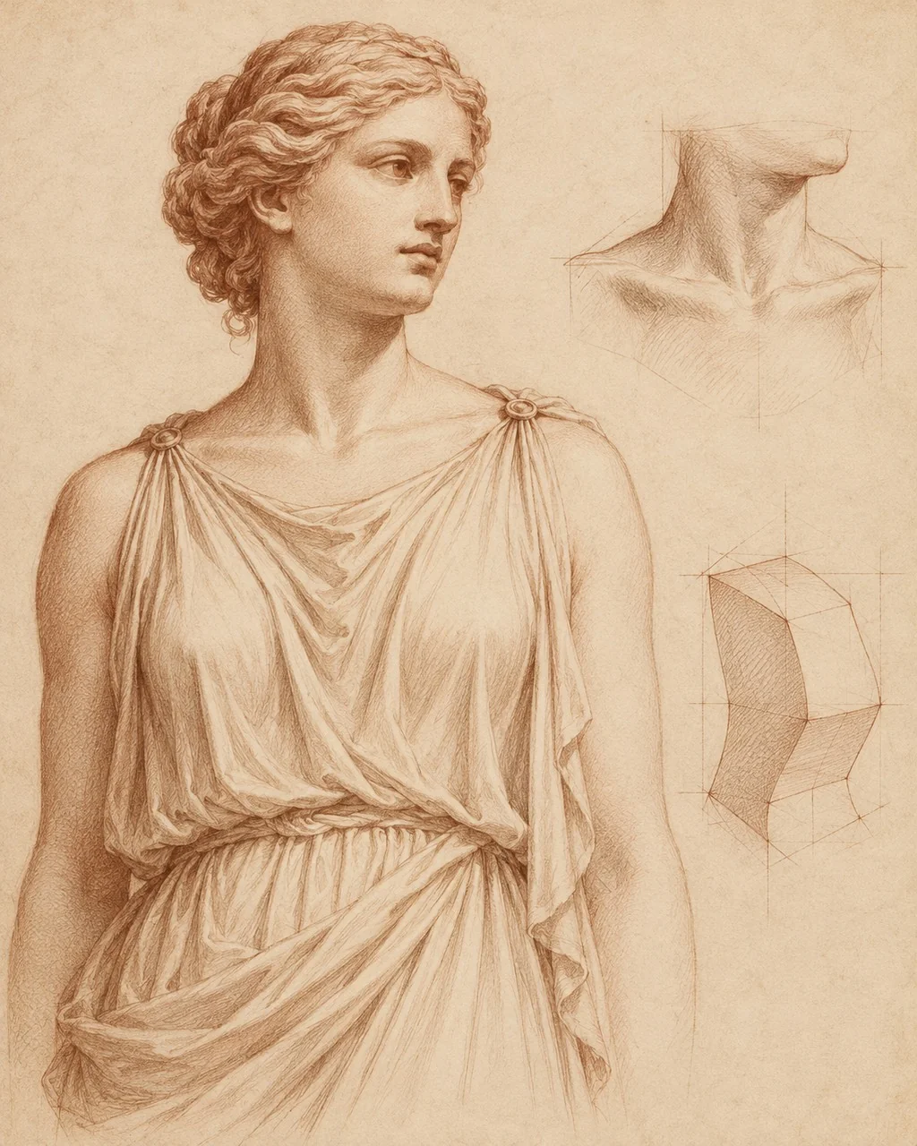 Studio illustrativo per Mastoplastica additiva